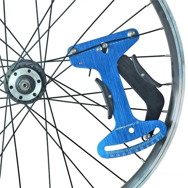 A64T Bike Spoke Tension Meter, Road Bike Tensiometer Tool, Wheel Repair Adjustment, Aluminum Alloy Bicycle Maintenance