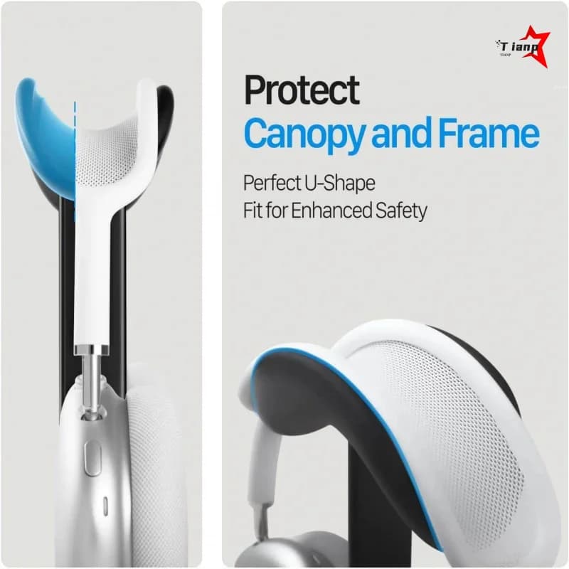 Space‑Efficient Multi‑Scene Desktop Holder for AirPods Max APM Auto‑Sleep Induction Multi‑Function Headphone Support Rack