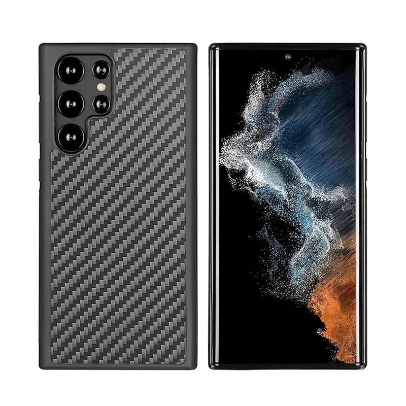 Gloss 3K Twill di carbonio forgiato in fibra di carbonio per Samsung S25 S24 S23 S22 S21 Ultra S24FE S23FE S24+ S23+ Plus Cover con MagSafe
