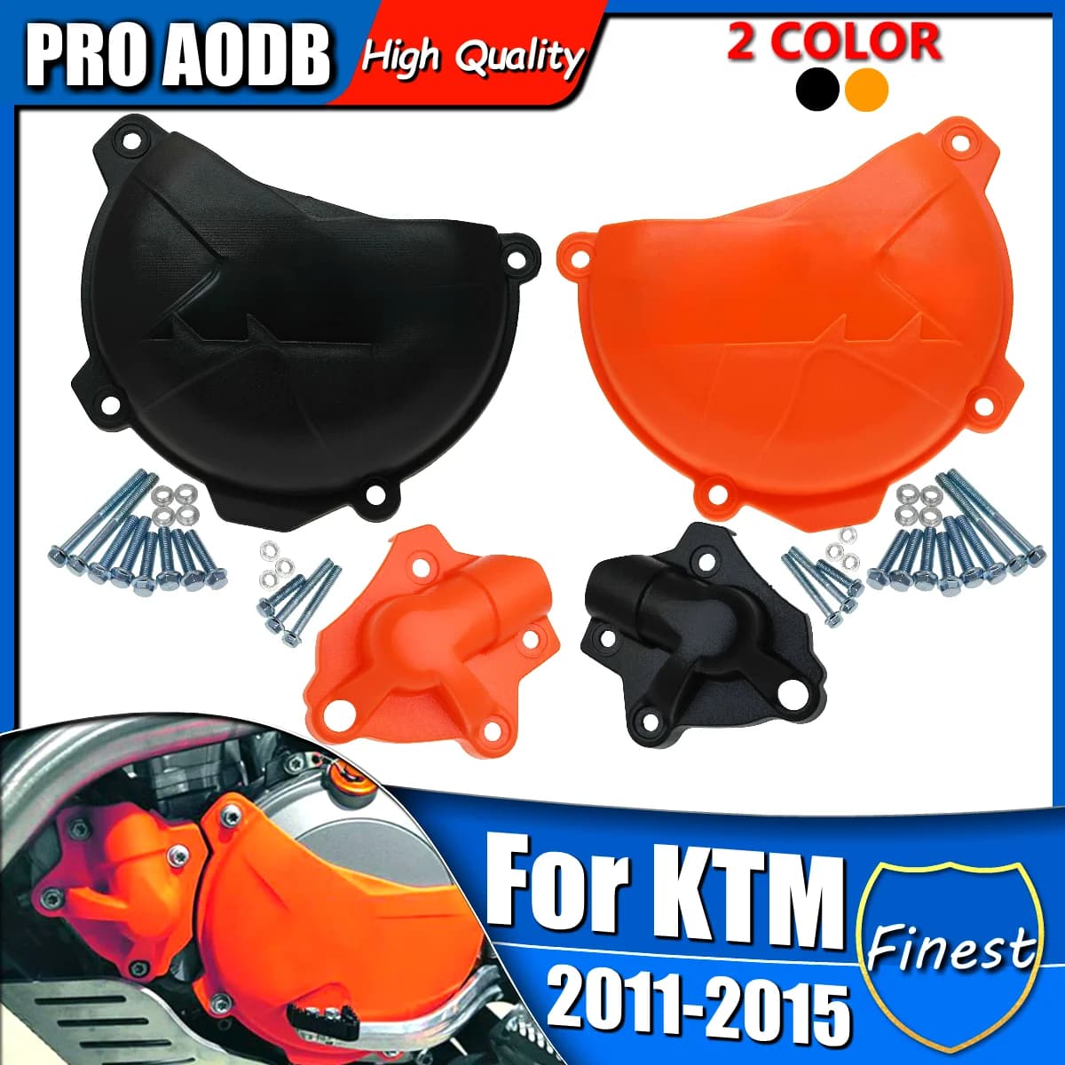 Dirt Bike Motore Frizione Guard Copertura Della Pompa Acqua per KTM Moto 250 350 SXF EXCF SEI GIORNI XCF XCFW SXF 2011 dal 2012 al 2016