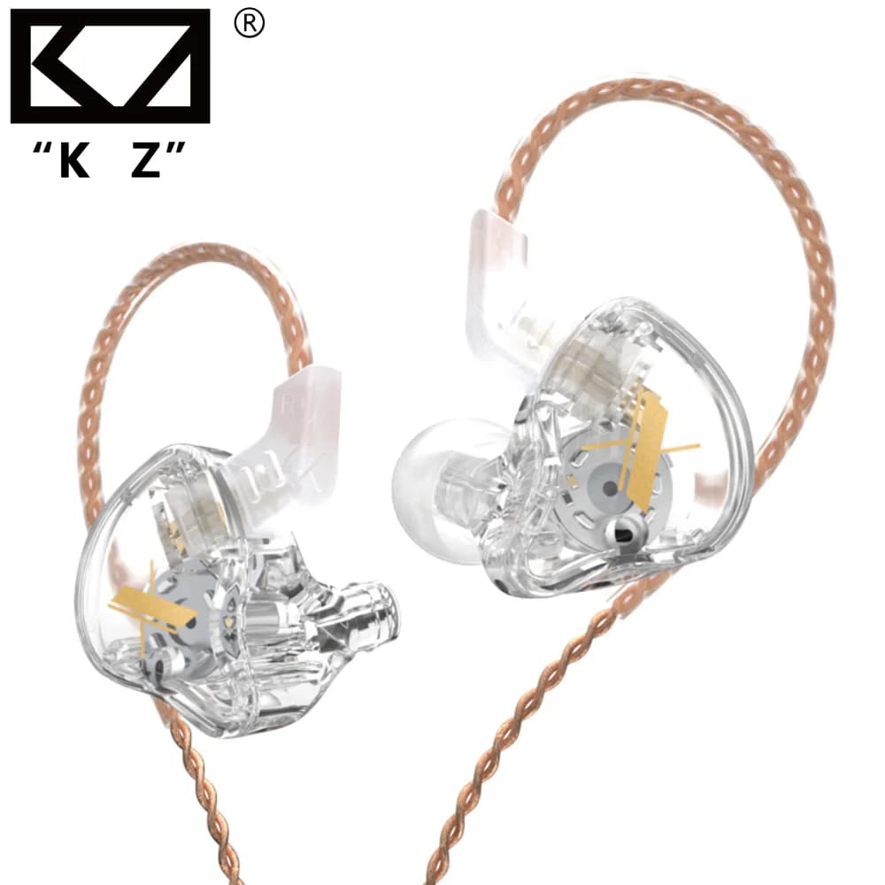 KZ EDX cable earphones HiFi Bass earphones In Ear Monitor detachable cable headphones DJ Sport headphones with noise cancellation