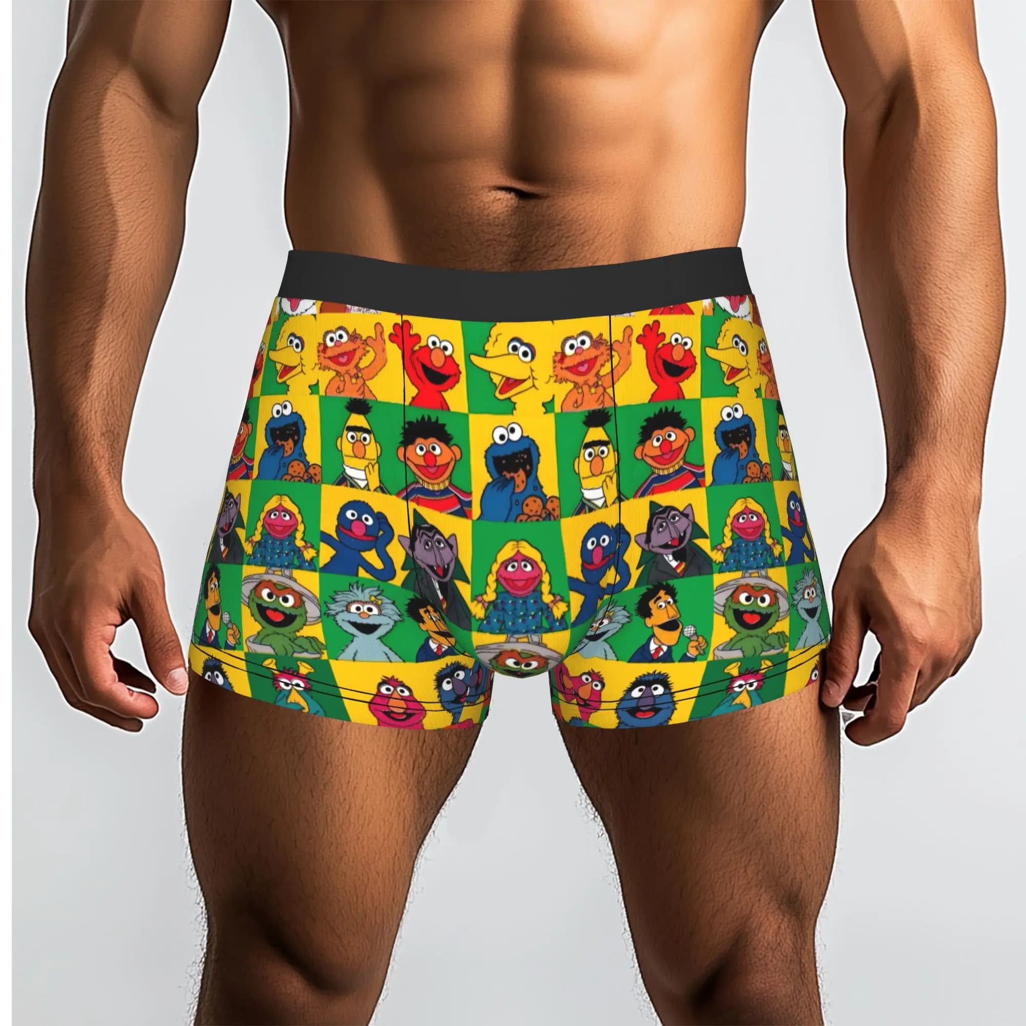 Custom Cool Cookies Anime Monsters Boxers Shorts Panties Male Underpants Comfortable Elomo Cartoon Briefs Underwear