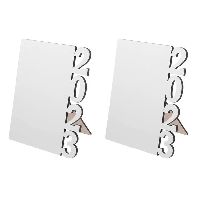 AEB0-2Piece 2023 Frame for graduation Photo Frame for Empty Degree Frame for Photo Sublimation Craft DIY Cheer Empty