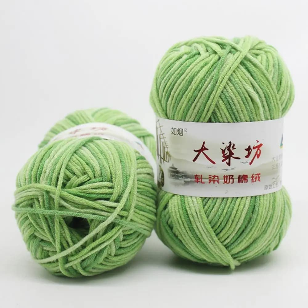 Milk Cotton Crochet Yarn for Bag, Cushion Cover, DIY Hand Knitwear, Sewing for Baskets, Mats, Yarn Ball, DIY Accessories
