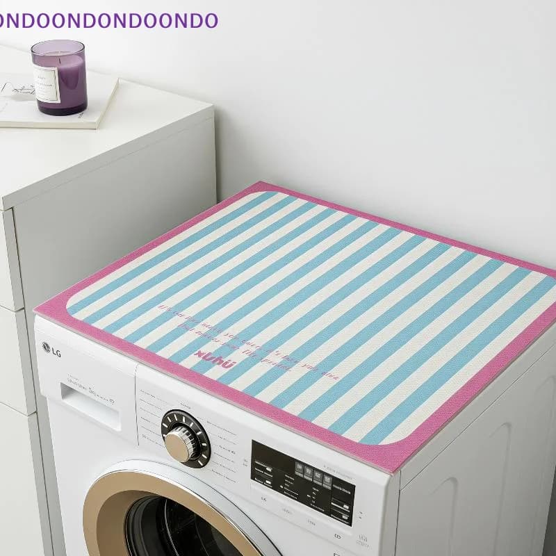 Anti Scratch Dustproof Washing Machine Top Cover Pad Non-Slip Washable Mat Fit Most Home Drum Washers