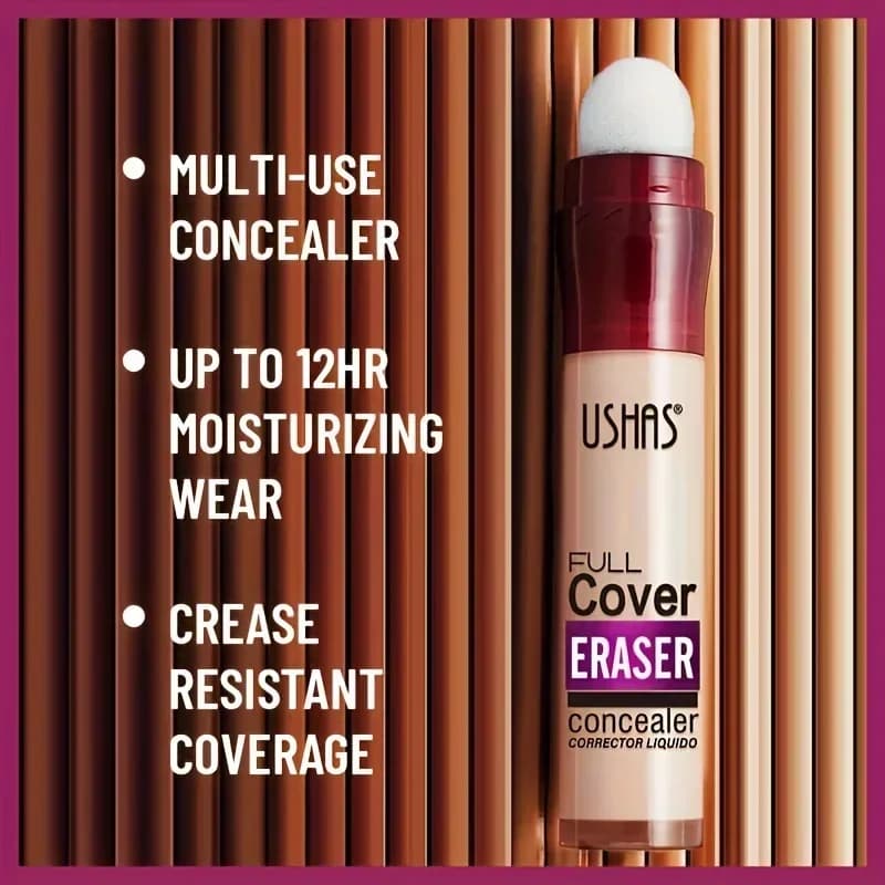 New sponge head concealer for dark circles, tears, freckles, acne, eyes, pigmentation and imperfections-create a natural