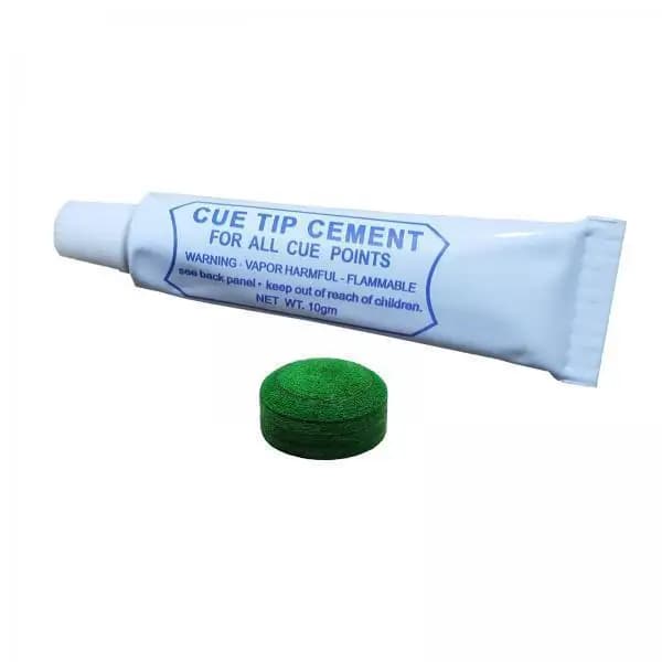 Kit Leggero per Riparazione e Sostituzione Punte da Biliardo, con Colla, per Giochi Indoor