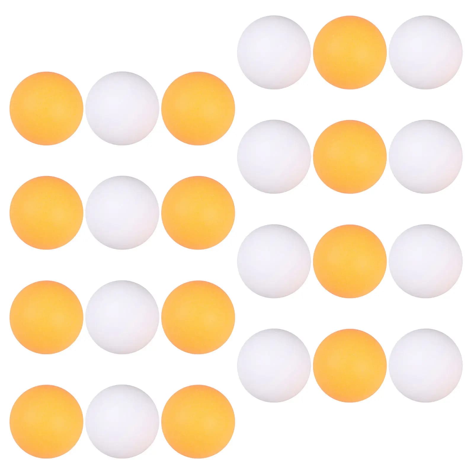 50 Palline da Ping Pong 40mm Standard Internazionale, Leggere in Plastica Riutilizzabili per Allenamento e Competizione