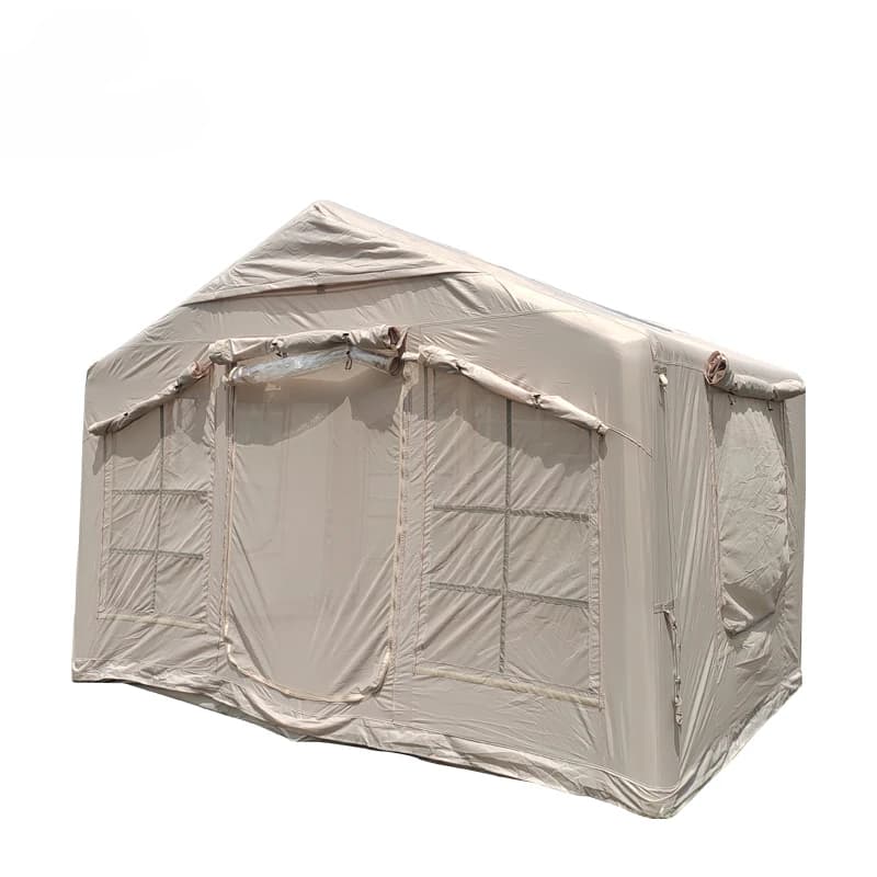 Set completo di cabina gonfiabile da campeggio, tessuto di cotone ispessito, squisito tessuto di cotone da campeggio, tenda gonfiabile