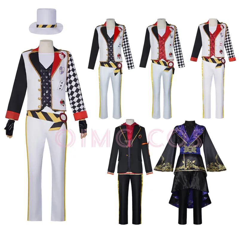 Twisted Wonderland Ace Trap Cosplay Deuce Costume Adult Carnival Uniform Trey Cater Anime Halloween Party Costume Women's Game
