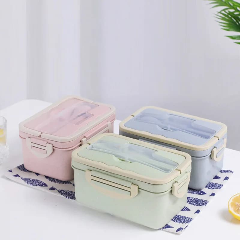 Contenitore per il pranzo portatile da 1000/1500ml per ufficio scolastico Bento Box per microonde contenitore per alimenti da Picnic all'aperto a prova di perdite