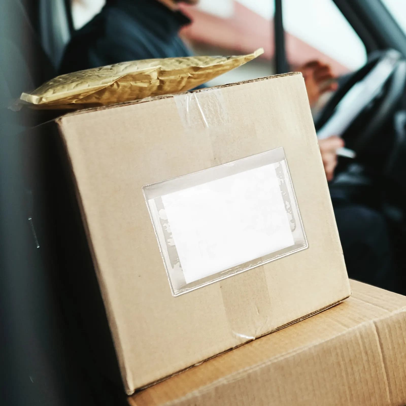 30 Pezzi Bustine Adesive Premium per Carte, Porta Carte Adesive per Indici, Materiale Organizzativo Montabile su Parete, Scrivania, Lavagna Bianca