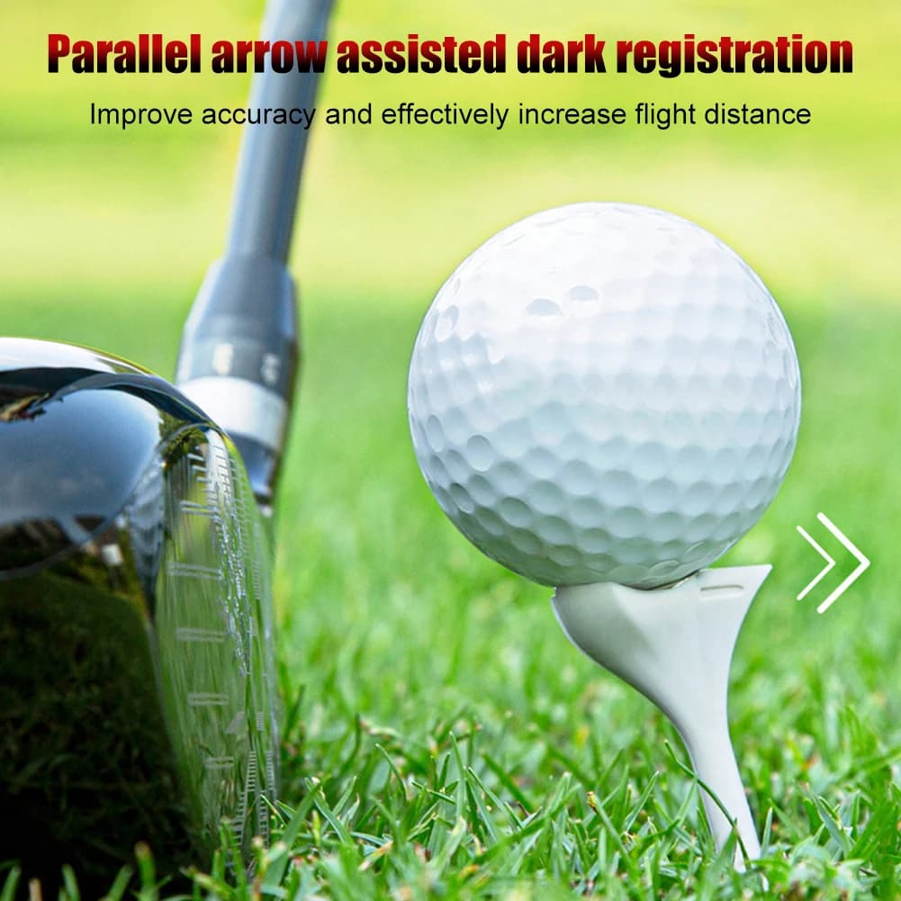 20 Pezzi Supporto per Tee da Golf con Inserimento Obliquo a 10 Gradi, Supporto Riutilizzabile Senza Resistenza per Pratica Golfista