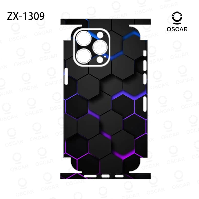 OscarSkinZ Wrap per iPhone 17 16 Pro Max Adesivo 15 14 Plus Pellicola posteriore 13 12 Mini Decalcomania protettiva Cornice laterale Protezione posteriore