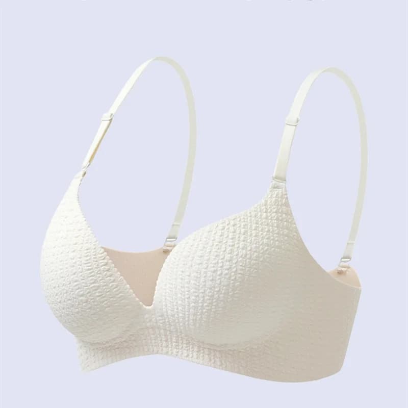 Intimo invisibile senza cicatrici senza anello in acciaio che regola i seni piccoli che raccolgono per evitare cedimenti del reggiseno sexy
