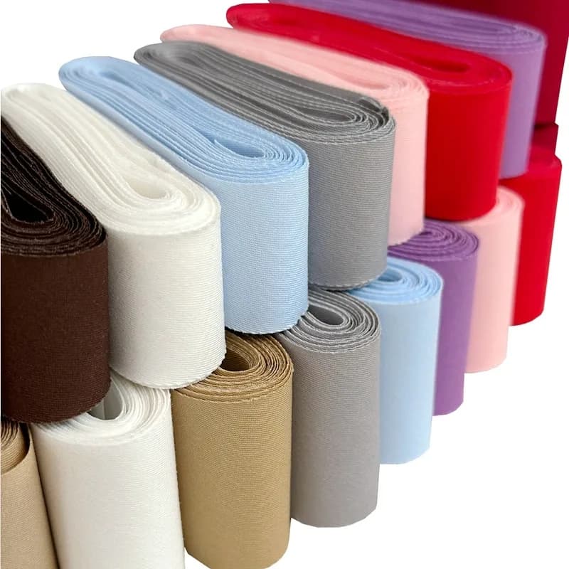 3/4/5cm Wide Cotton Twill Bias Tape - for Clothing, Bedsheet Edging, DIY Craft - Premium Combed Cotton Trim