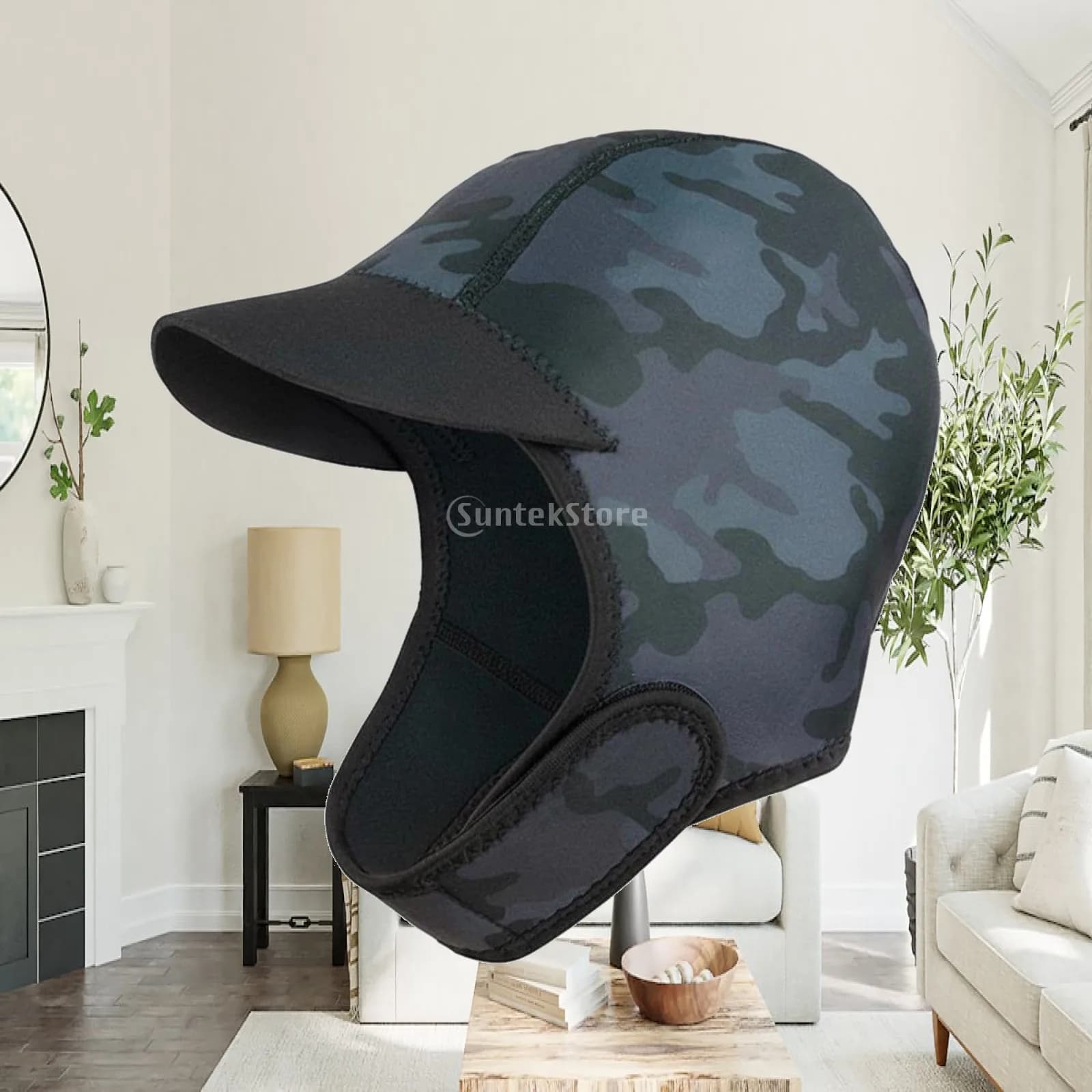 Insulated Neoprene Dive Hood Breathable Thermal Swim Cap Scuba Diving Mask Strap Cover for Winter