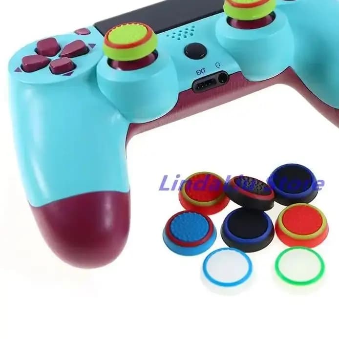 1000 pz Thumb Stick Grip Cap Joystick Cap Silicone Analogico Thumbstick Grips Copertura Per Xbox PS3/PS4/5 XBOXONE XBOX360 Accessori