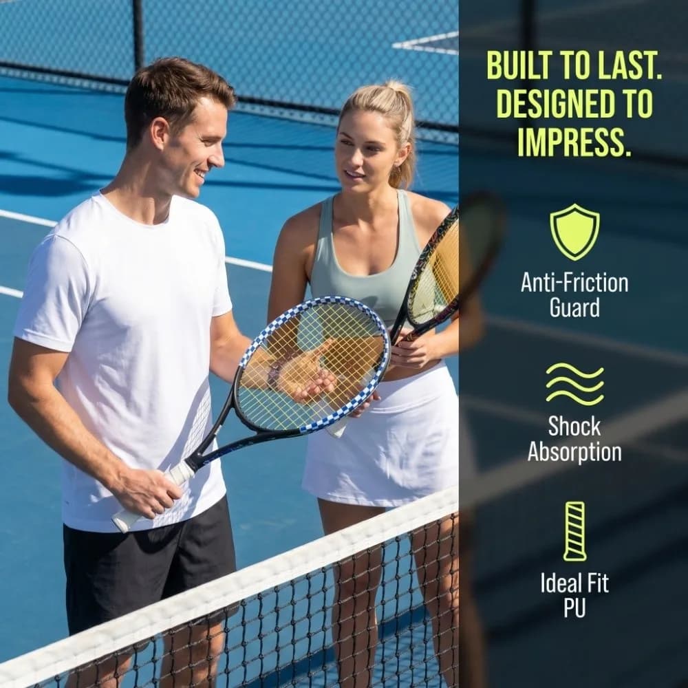 PU Tennis Racket Edge Sticker High Elastic Anti-friction Tennis Racket Edge Protection Strip Durable High Fit