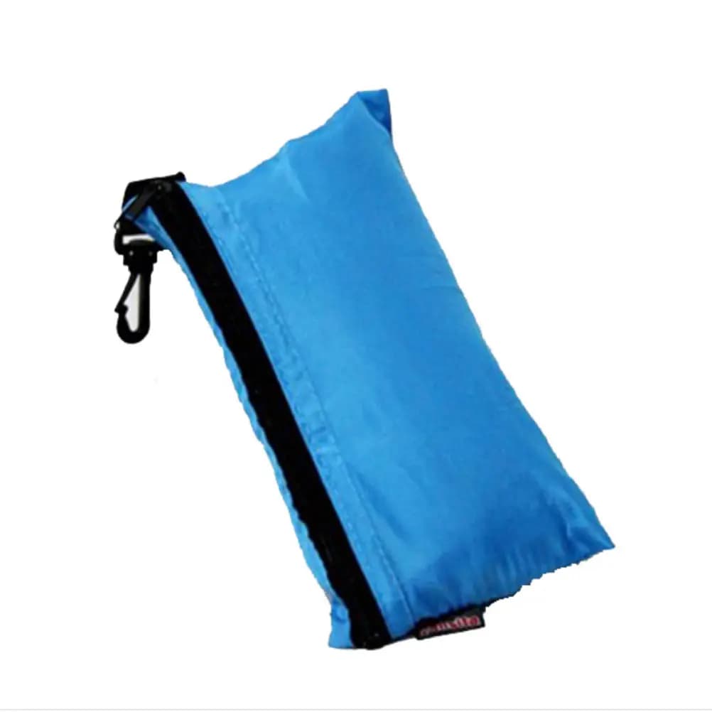 Lightweight 210*70 cm blue sleeping bag for camping and travel, outdoor backpacking lining, in hotel pongee fabric