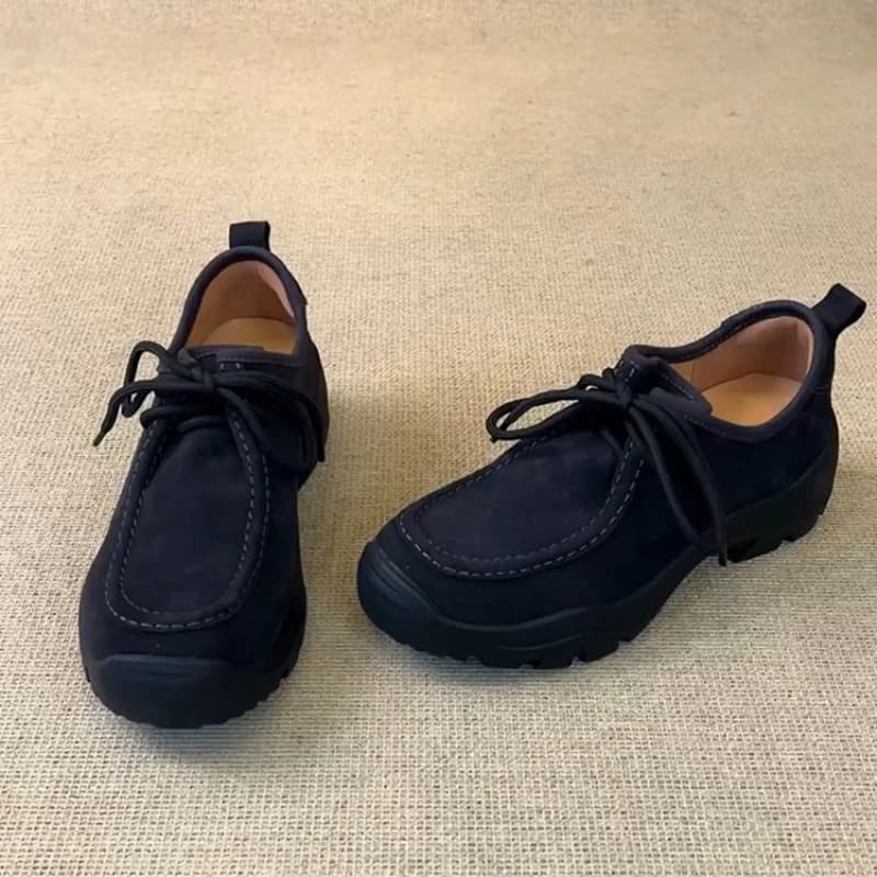 Nuove Sneakers da Donna 2026, Stile Trendy Casual Sportivo, Punta Rotonda, Tacco Spesso, Allacciatura Comoda e alla Moda