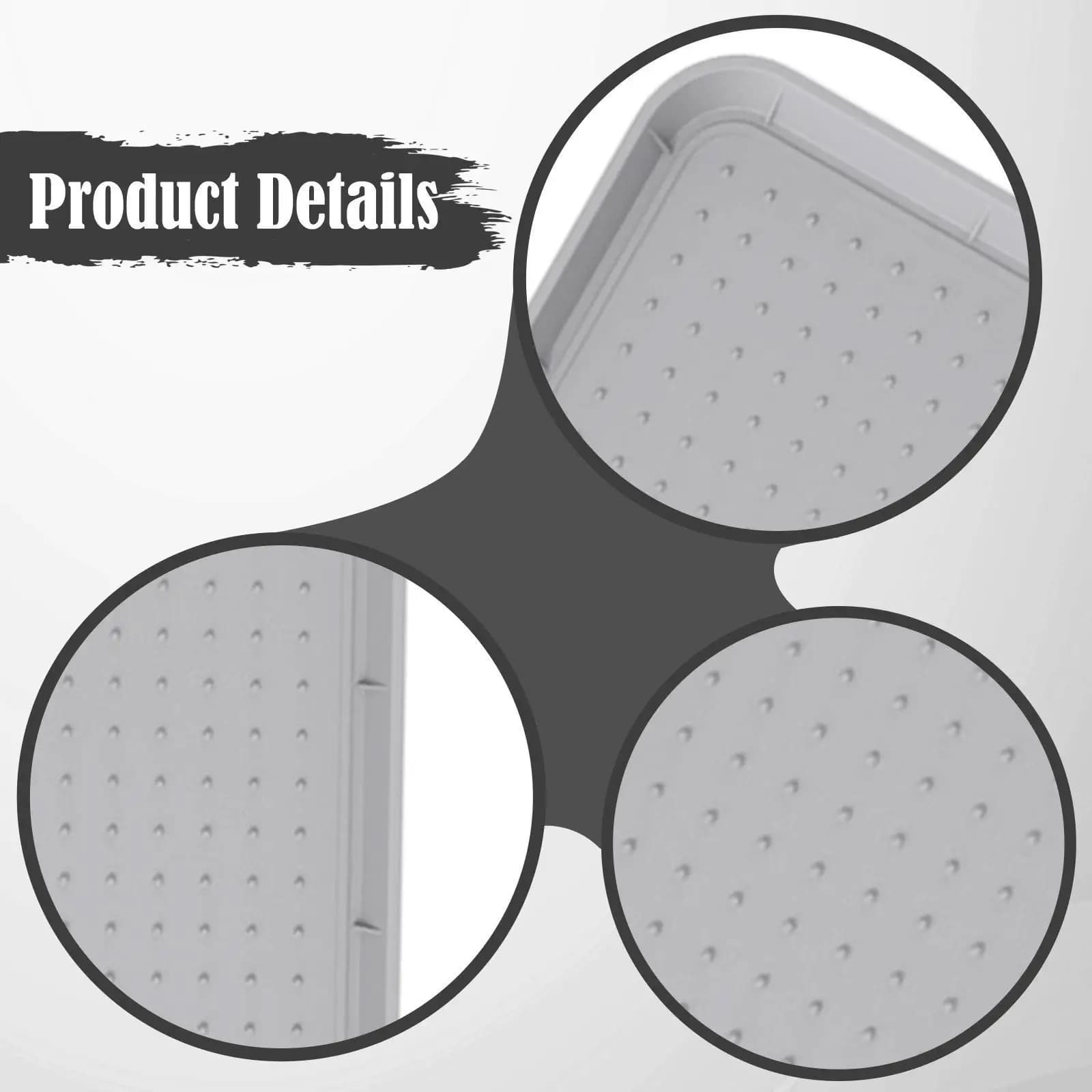 Tappetino Multiuso in Silicone per Scarpe e Animali Domestici, Organizer per Scarpe con Bordo Rialzato per Casa, Giardino e Patio