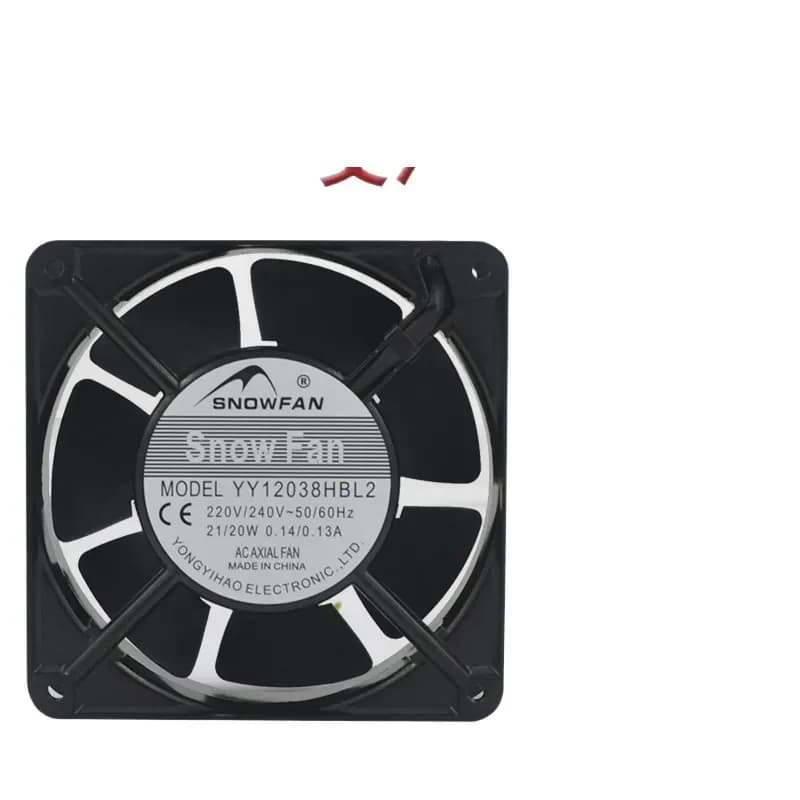 SNOWFAN YY12038HBL2 Axial Fan for Cabinet Cooling 7 Blades AC220V 12CM 12038