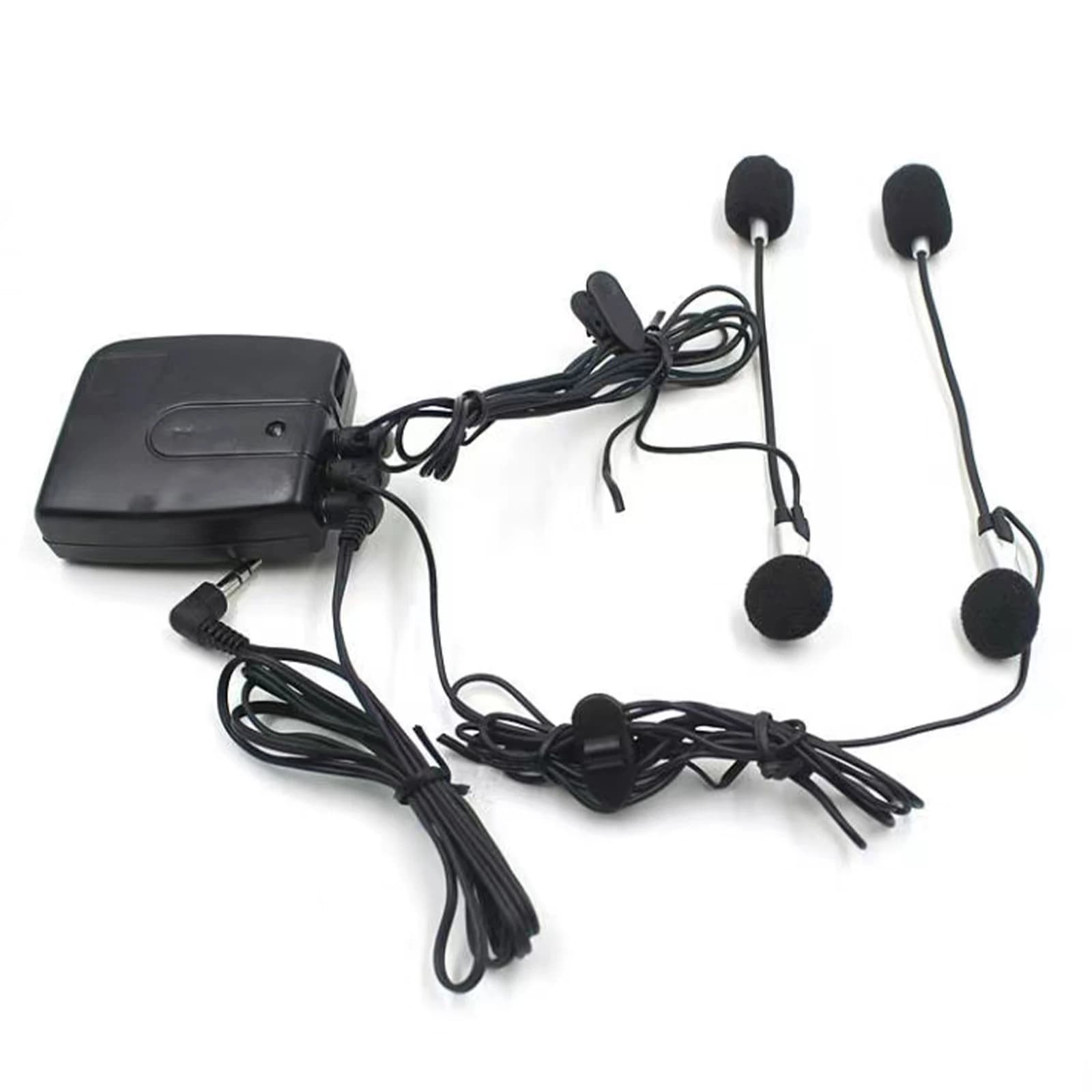 1Set Host citofono per casco moto con kit cuffie Interfono a 2 vie Auricolare Walkie-talkie Walkie-talkie cablato Moto