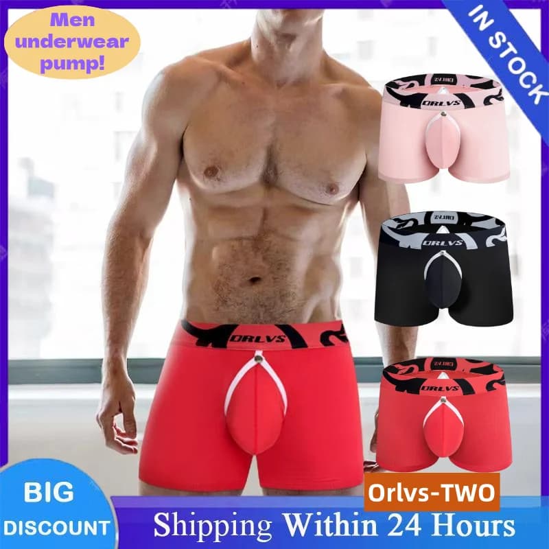 1/2/3PCS Cintura Serpentina Boxer da uomo Intimo Modale Sexy Custodia liberamente staccabile Vita bassa Esercizio sportivo Mutande aperte sul retro