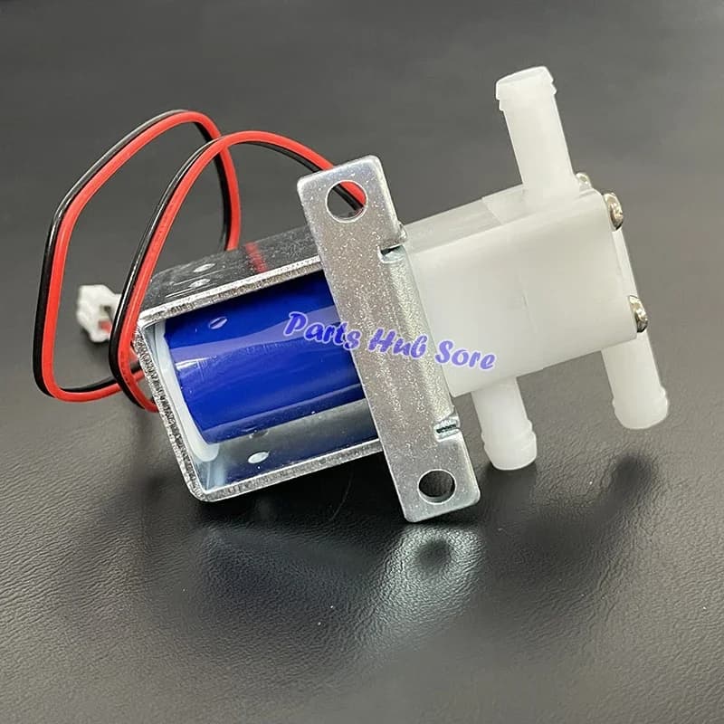 Elettrovalvola elettrica DC 6V/ 12V/ 24V Controllo del flusso della valvola dell'acqua elettromagnetica a 2 posizioni a 3 vie N/ON/C per macchine da caffè