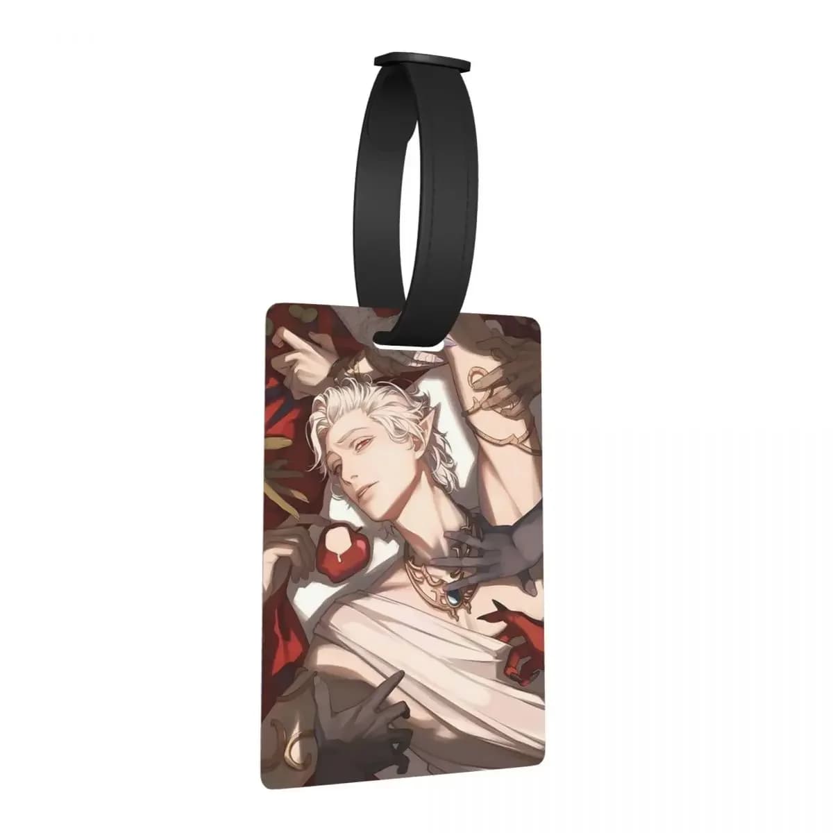 Baldurs Gate Astarion Ancunin Etichette per bagagli Accessori per valigie Viaggi Carino Bagagli Etichetta d'imbarco Porta etichette ID Nome Indirizzo