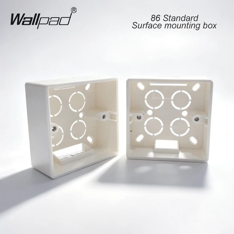86 Type Surface Mounted Bottom Box Universal Wall Switch Socket Junction Box External Wiring Bottom Box CE Certified