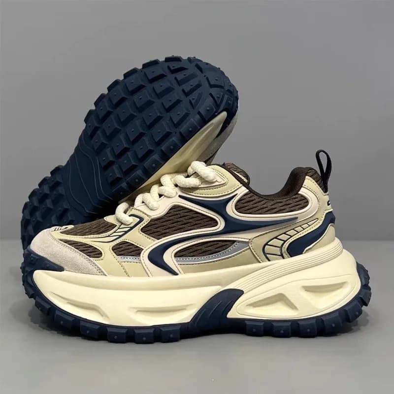 Rainy Day Available Unisex Mesh Sport Shoes Water Block Outsole Groove Drain Water Fast Wet Road Outdoor Commute Running Shoes