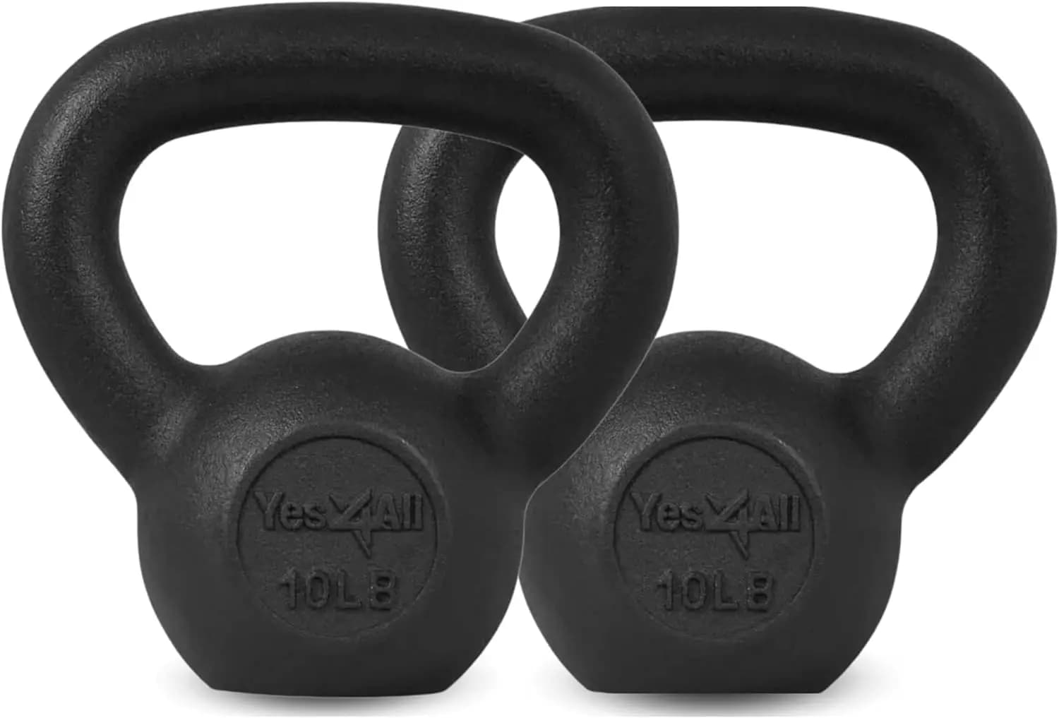 5-80 Cast Iron Kettlebell Set Body Workout and Strength Training Books