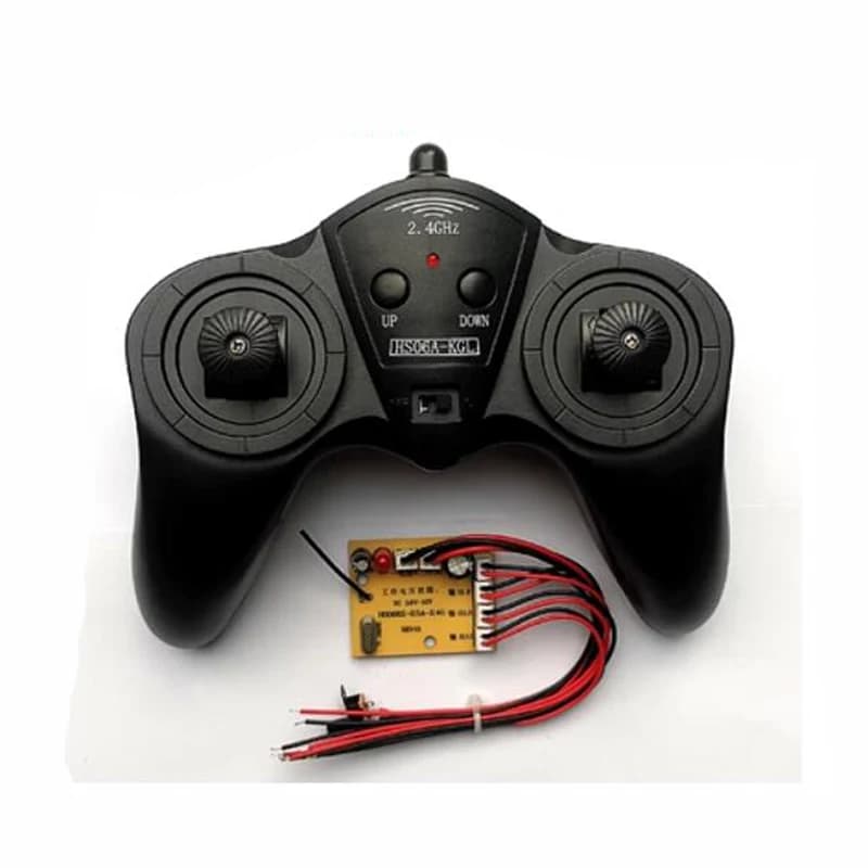 1Set 6CH 2.4G Kit telecomando senza fili Trasmettitore DC 3V 3.6-12V 2.5A Scheda ricevente per RC Barca Auto fai da te modificata
