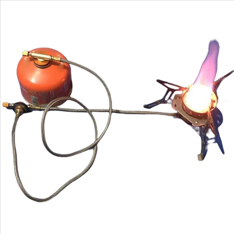 ♪ Extension pipe for outdoor stove Adjuster for gas stove pipe suitable for outdoor camping fuel tank test 100 cm