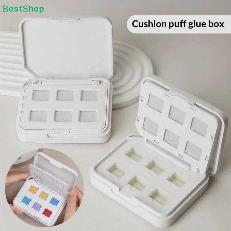 , Empty container for 6 Nail Gel Parts, Pat Gel Box, for Manicure DIY, Rapid Polymerization Gel, Solid UV Gel Nails, Shadow Gel, Nail Polish