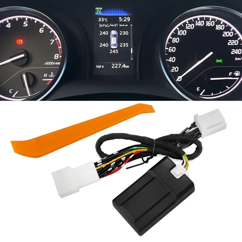 For Toyota RAV4 Corolla Camry Auto TPMS PNEUMATICO Pressure Monitoring System Digital LCD Dashboard Display Automatic Security Alarm