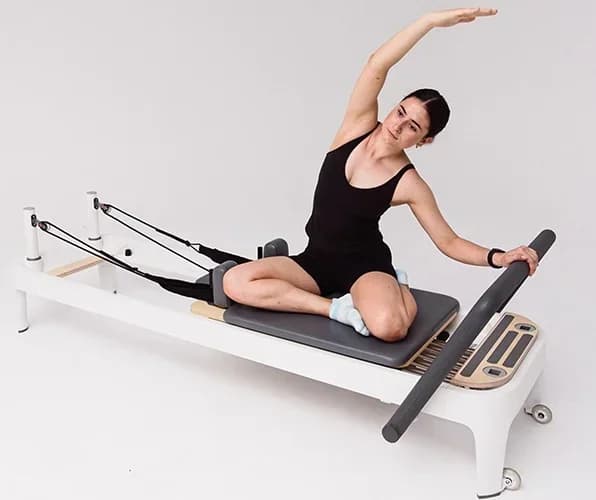 for Pilates America White aluminum with automatic cable system for jumping table with seat box
