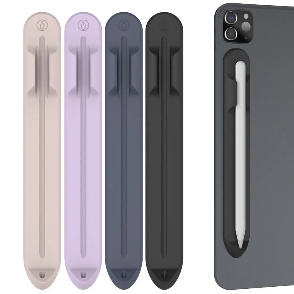 Nuovo portapenne in silicone adesivo rimovibile slot per penna magnetica accessori supporto per stilo per tablet per Apple Pencil 1 2