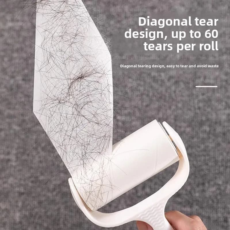Tearable lint roller, lint remover for clothes, household lint removal roll, pet hair remover