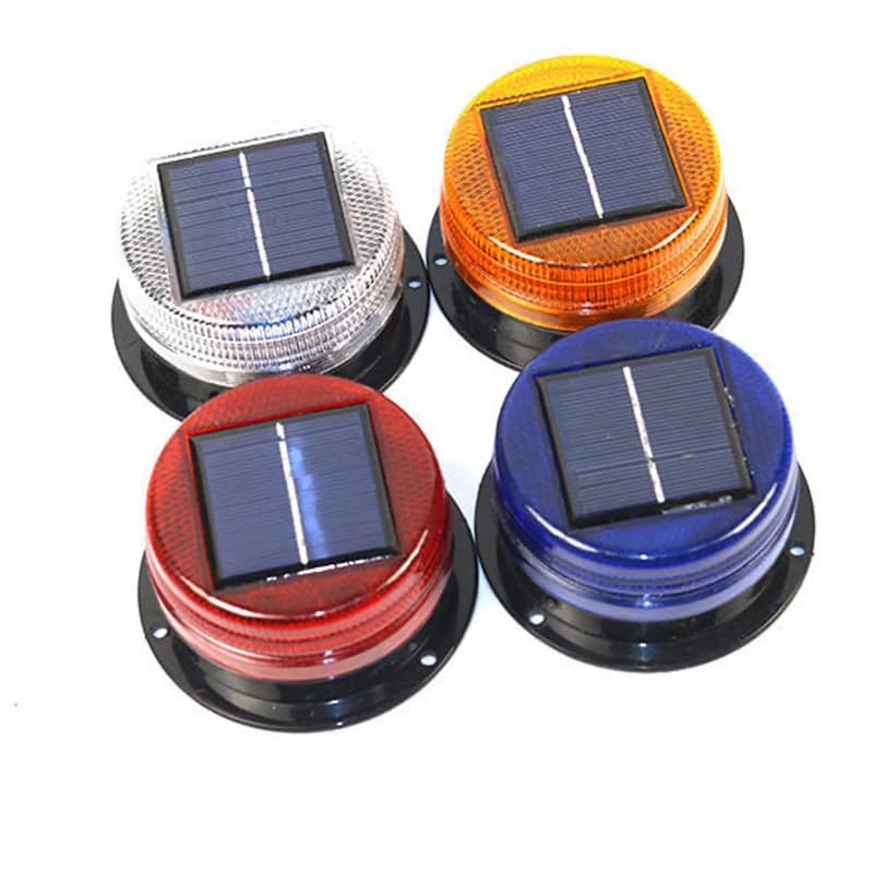 Spia magnetica a LED solare per auto, camion, veicolo, faro stroboscopico wireless, torcia, segnale di emergenza, sensore notturno lampeggiante