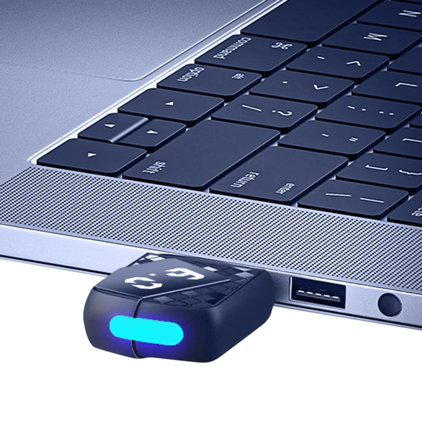 Adattatore audio wireless USB compatibile con Bluetooth 6.0 Dongle wireless plug & play per cuffie, altoparlanti, tastiera, mouse, stampante