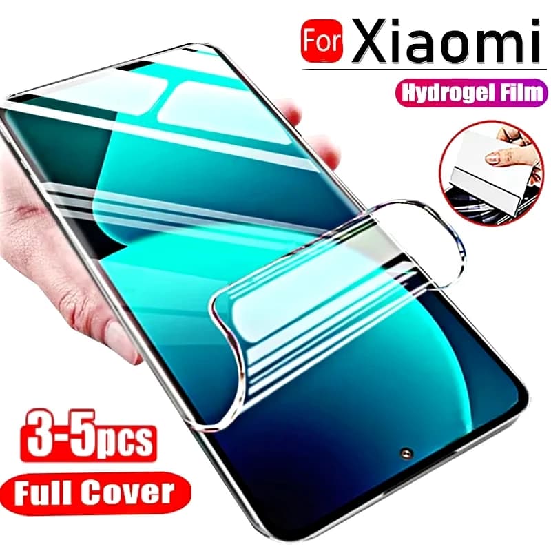Pellicola idrogel per Poco X6 F6 X5 F5 M6 M7 X7 F7 Pro Protezione schermo per Xiaomi Redmi Note 12 13 9 10 11 15 14 Pro 10C Pellicola morbida