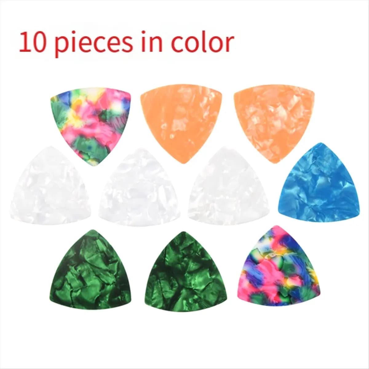 T34C 40PCS Guitar Picks, 0.46mm 0.71mm 0.81mm 0.96mm Thickness Celluloid Guitar Pick Plectrums for , Acoustic Guitars