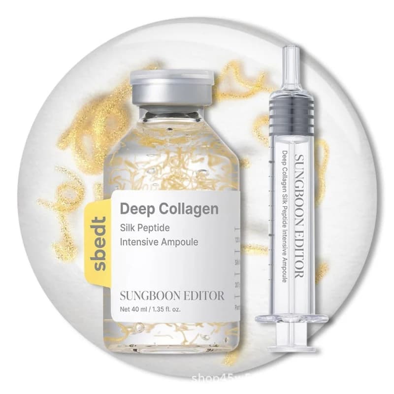 Sbedt Serum Ampoules to the Deep Collagen and Silk Peptides, Anti-Eta Hydrating Shaping and Lifting for a Lyscia and Elastic Skin