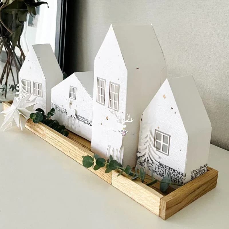 New Craft Metal Fustelle Cutting Mold New Home 3D Series Boxes Scrapbook Craft Paper Knife Mold Blade Punching Machine Stencil Dies