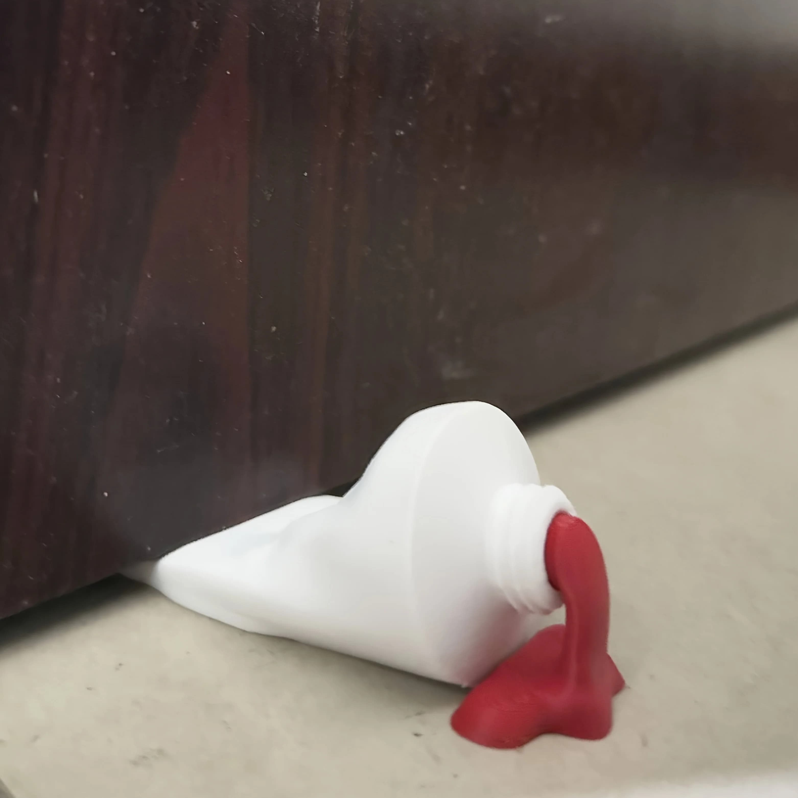 Fun Painted Pipe Door Stopper, Protects Floors from Impacts, Ideal for Bedrooms, Kitchens, Hotels, Offices, Durable Home Decor