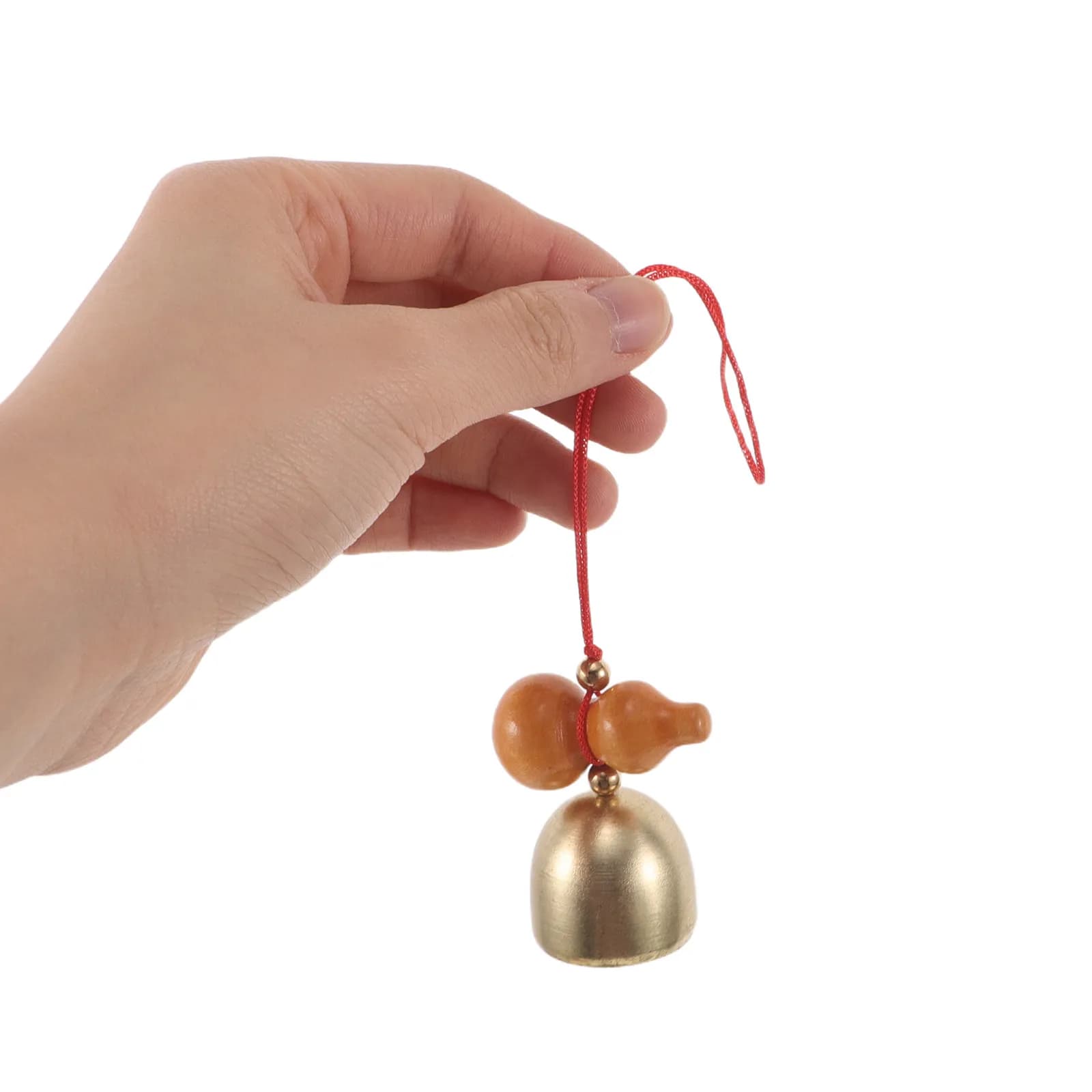 20Pcs Chinese Gourd Wind Chimes Red Cord Bell Chimes Outdoor Metal Wind Chime Decorations for Garden Balcony Feng Shui Lucky