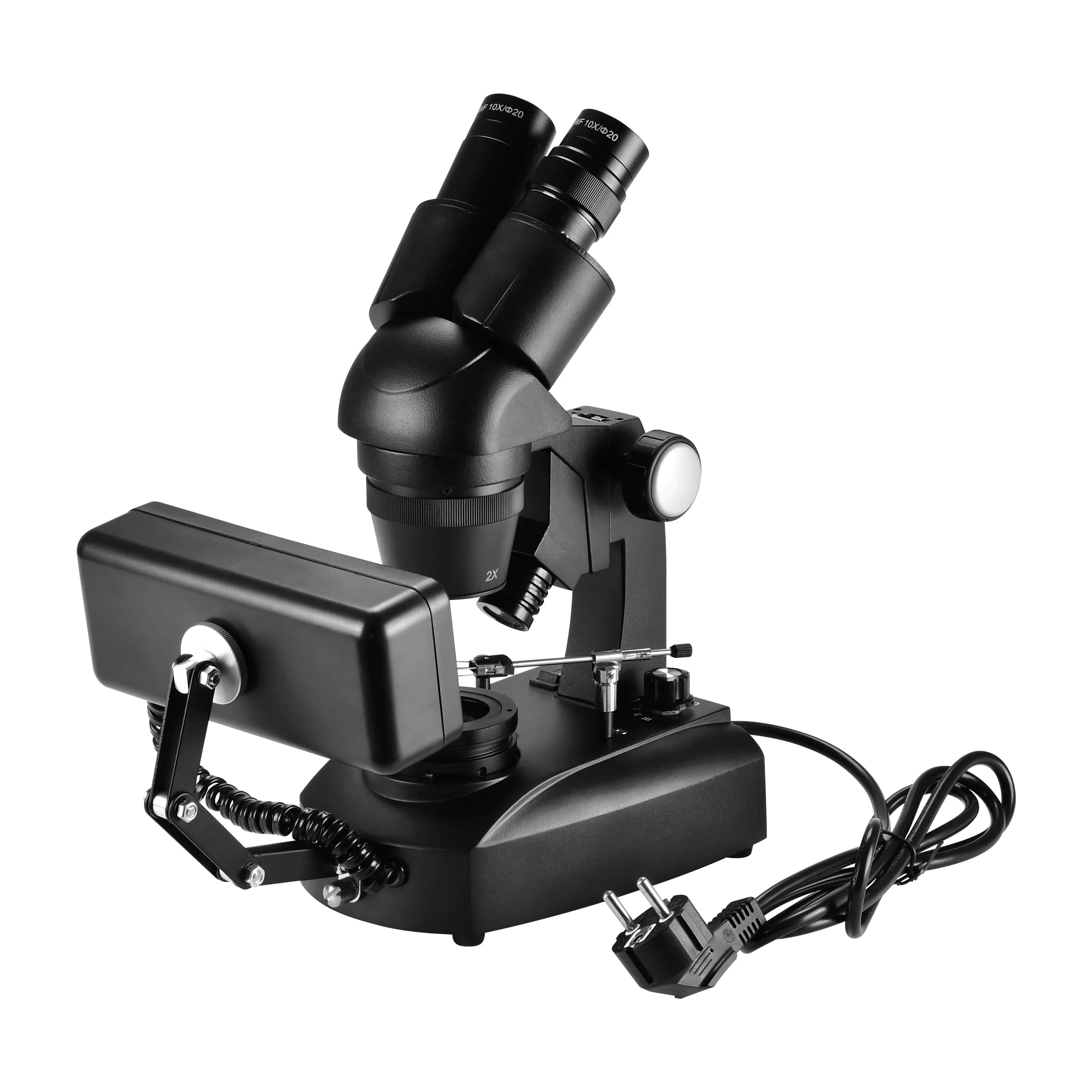Microscopio per gioielli stereo binoculare 20X- 40X Microscopio per gemme